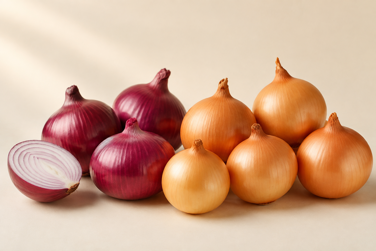 Illustrative export quality onions product range
